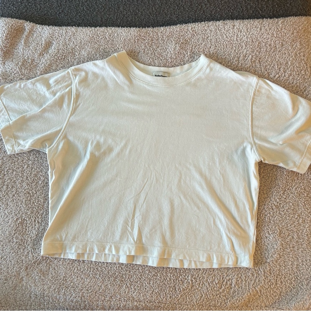 Richer Poorer Women’s Relaxed Crop Tee - Bone in Size Medium